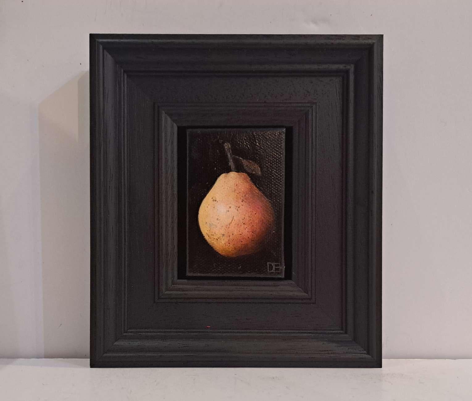 Blush Pear #5 c Pocket Series, original painting, still-life 1