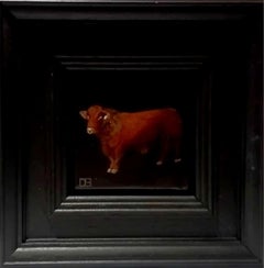 Pintura Bolsillo de Toro, pintura original, contemporánea