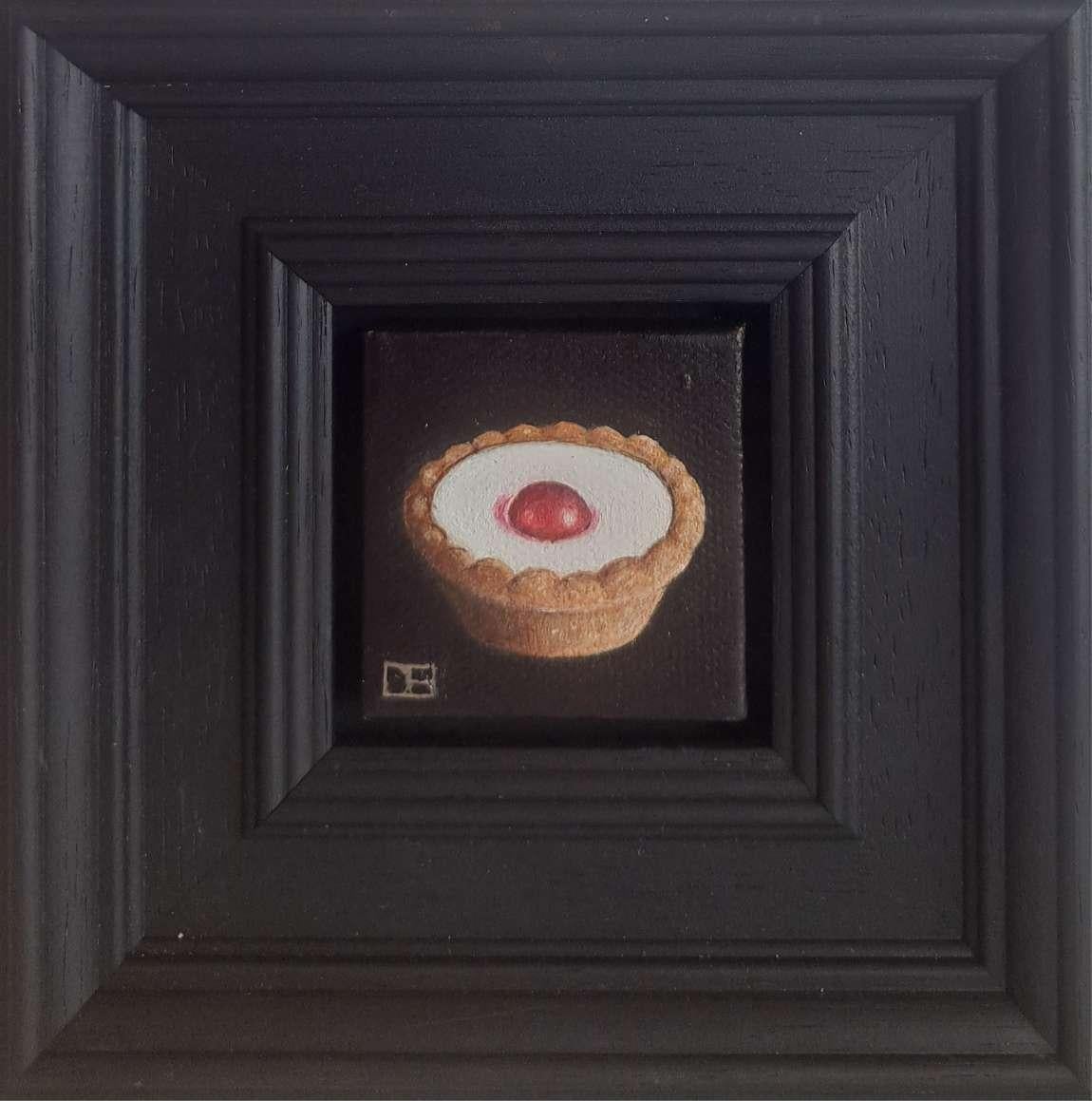 Cherry Bakewell Pocket Painting 205, Originalgemälde, Stillleben