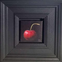 Cherry Red Juicy Pocket Painting, original painting, still life