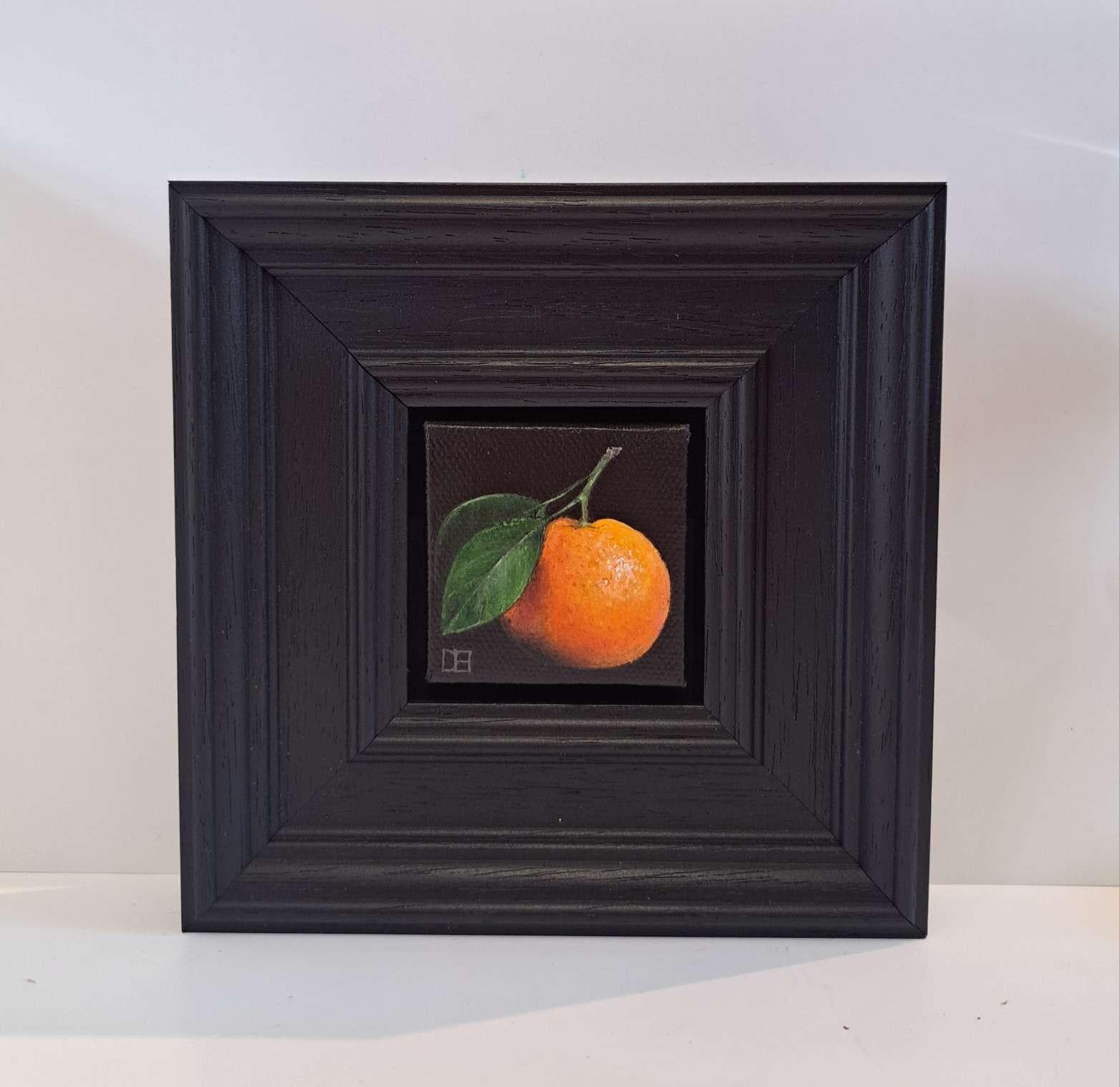 Clementine Bright Pocket Painting 2, peinture originale, nature morte, contemporaine en vente 3