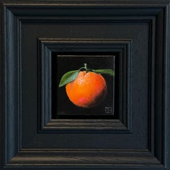 Clementine - original realism still life fruit painting - contemporary art