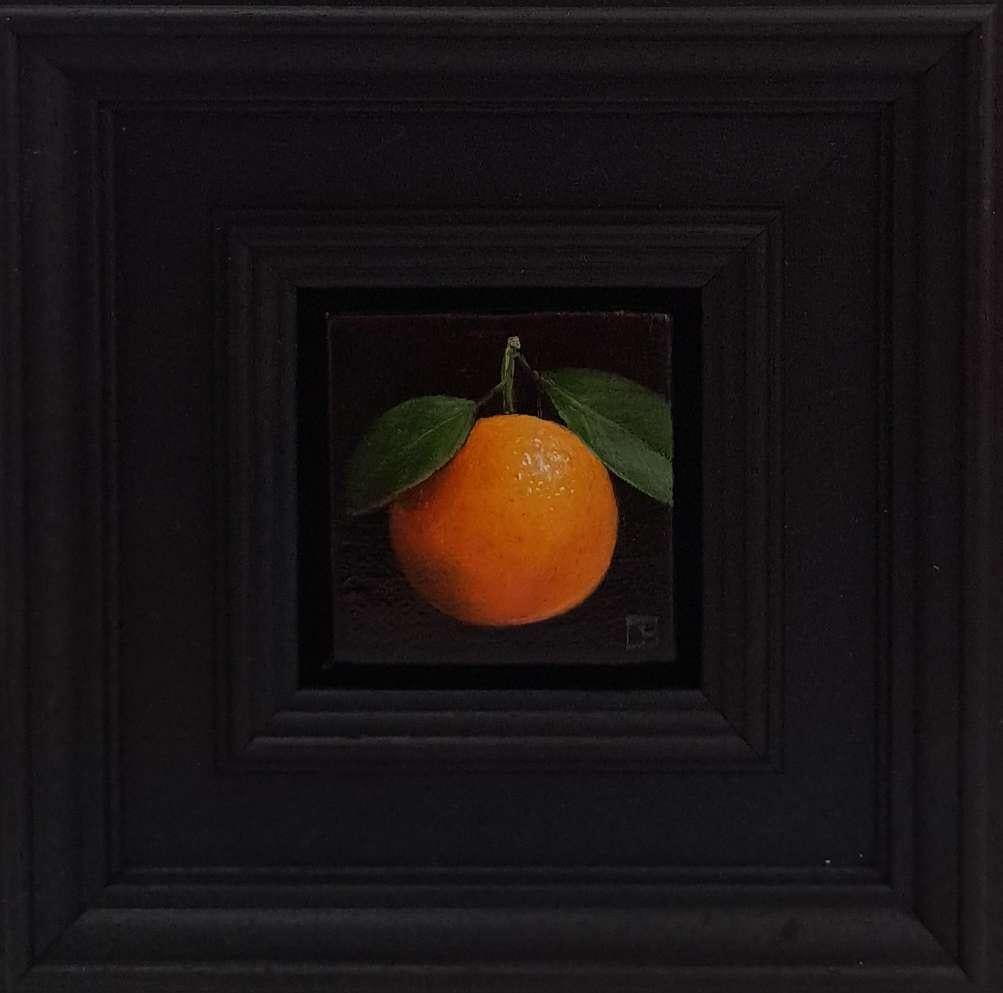 Clementine Kleines Taschengemälde 2c, Originalgemälde, zeitgenössisch 2
