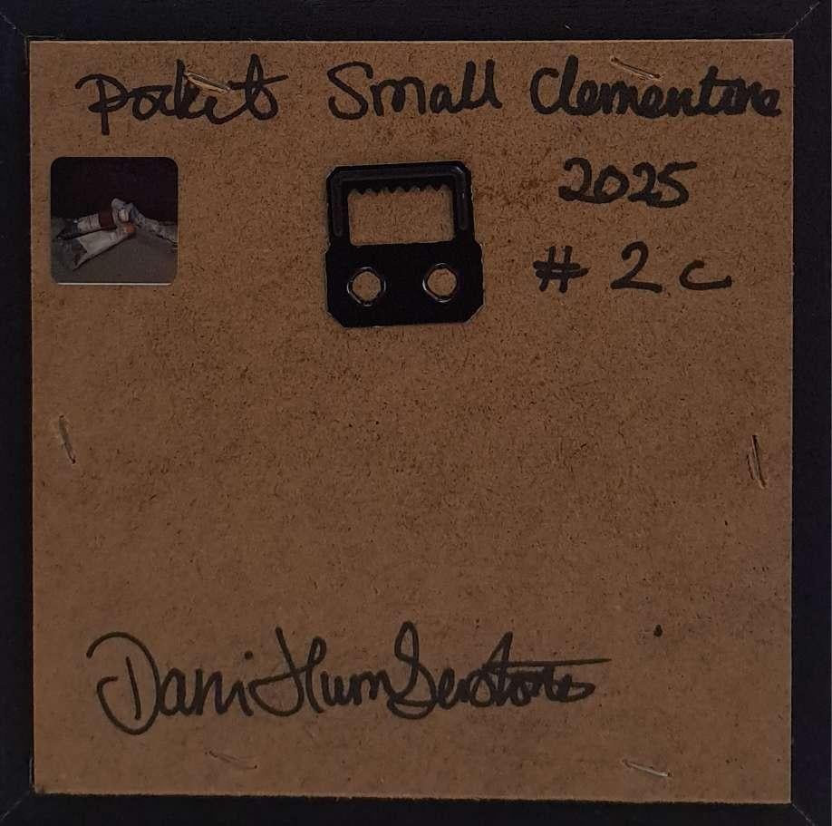 Clementine Kleines Taschengemälde 2c, Originalgemälde, zeitgenössisch 4