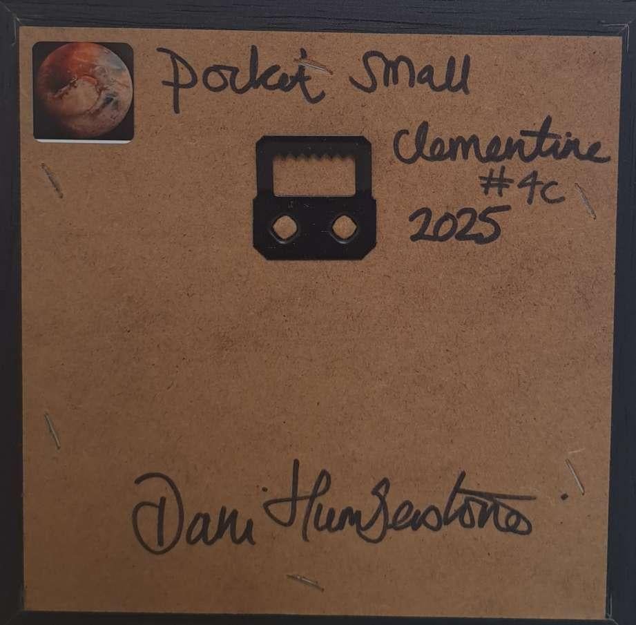 Clementine Small Pocket Painting 4c, quadro originale, natura morta in vendita 1
