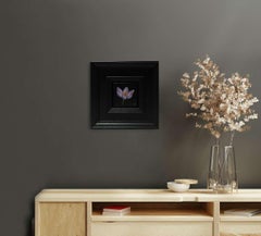 Crocus Purple Pink Pocket Gemälde, Originalgemälde, Contemporary