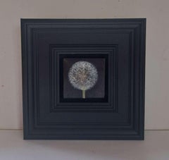 Dandylion Clock Pocket Painting 247, dipinto originale, natura morta