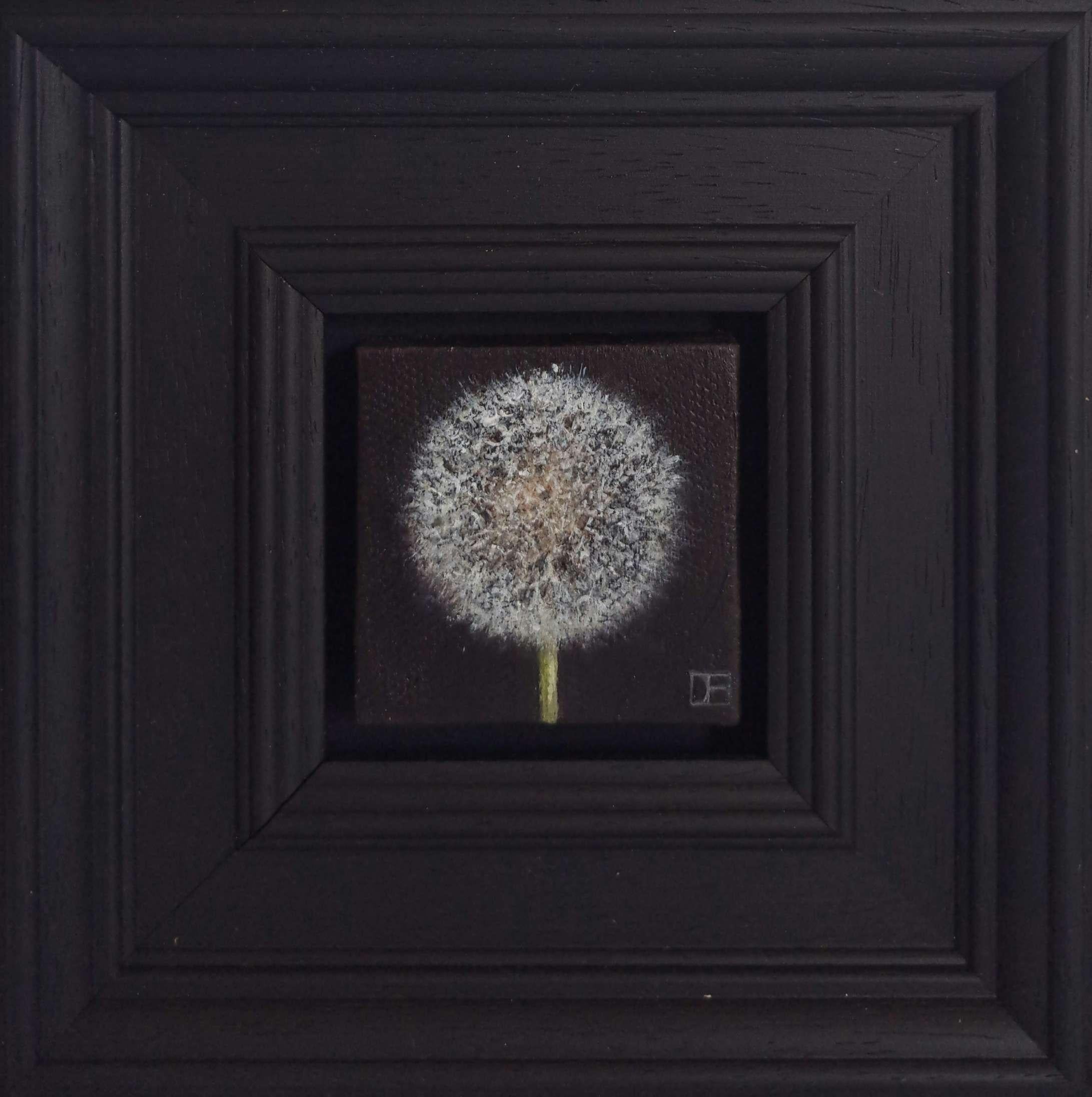 Dani Humberstone Still-Life Painting - Dandylion Pocket Painting 241, original painting, still-life