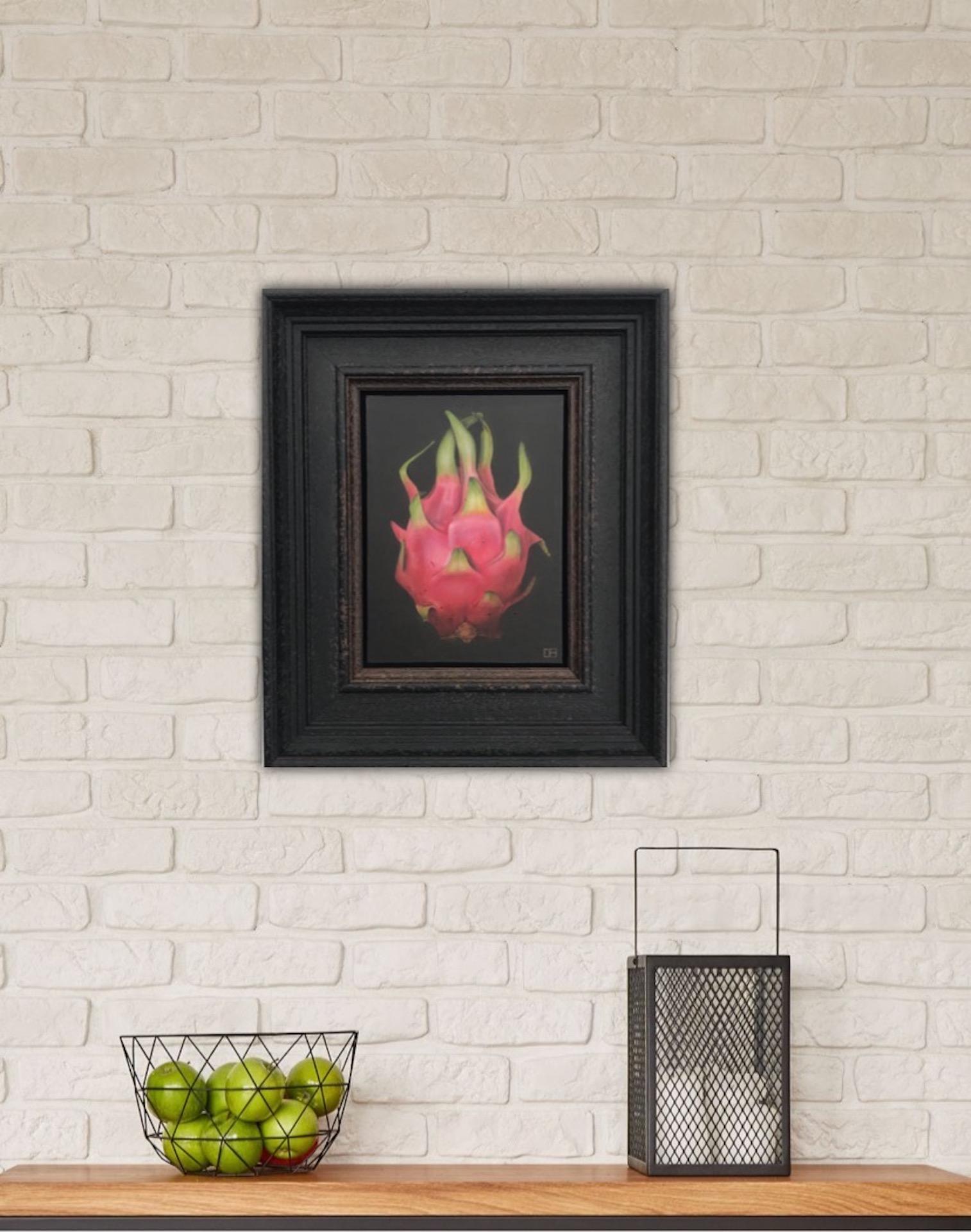 Dani Humberstone, Dragon Fruit, Original Painting, Realistic Fruit Painting 3