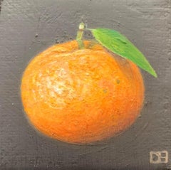 Dani Humberstone, Pocket Clementine, Original Realistic Fruit Painting