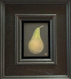 Dani Humberstone, Pocket Conference Pear, Original Miniature Still Life Art