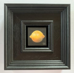 Dani Humberstone, Pocket Lemon, Original Miniature Realist Still Life Painting