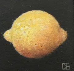 Dani Humberstone, Pocket Lemon, Still Life Art, Original Fruit Painting