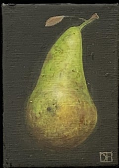 Dani Humberstone, Pocket Pear, Original Realist Still Life Fruit Painting
