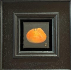 Dani Humberstone, Pocket Tangerine, Miniature Painting, Realist Fruit Painting