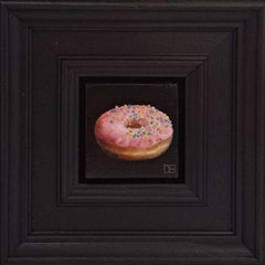 Doh-nut (with sprinkles) Pocket Series, original painting, still-life