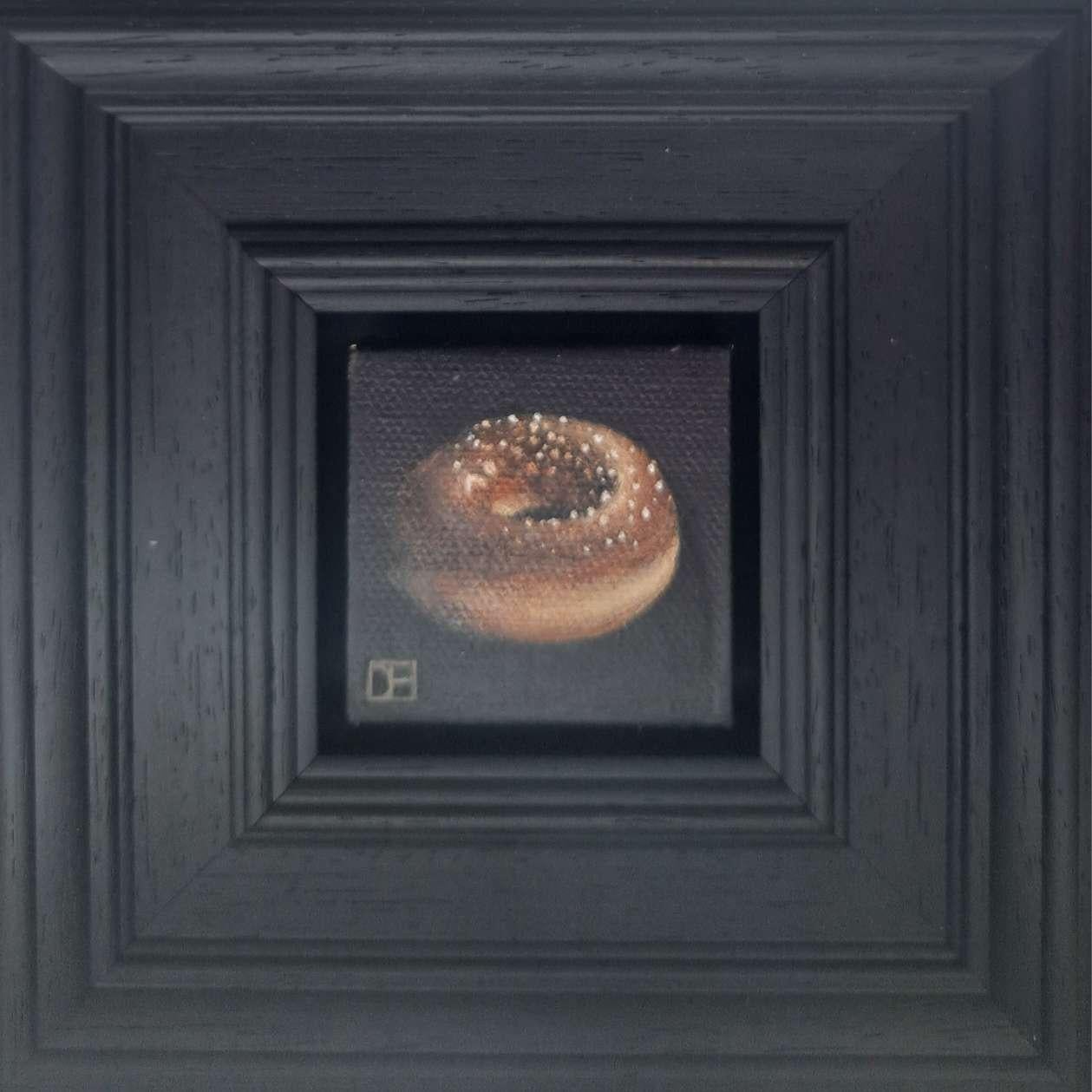 Doughnut Schokoladentasche Gemälde 209, original gemälde, stillleben
