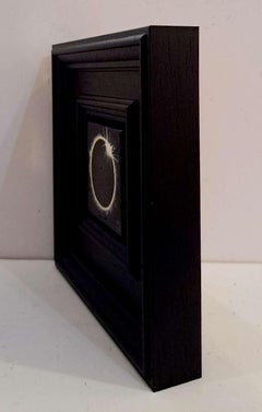 The Eclipse Sun Pocket Painting 5c, Originalgemälde, Contemporary