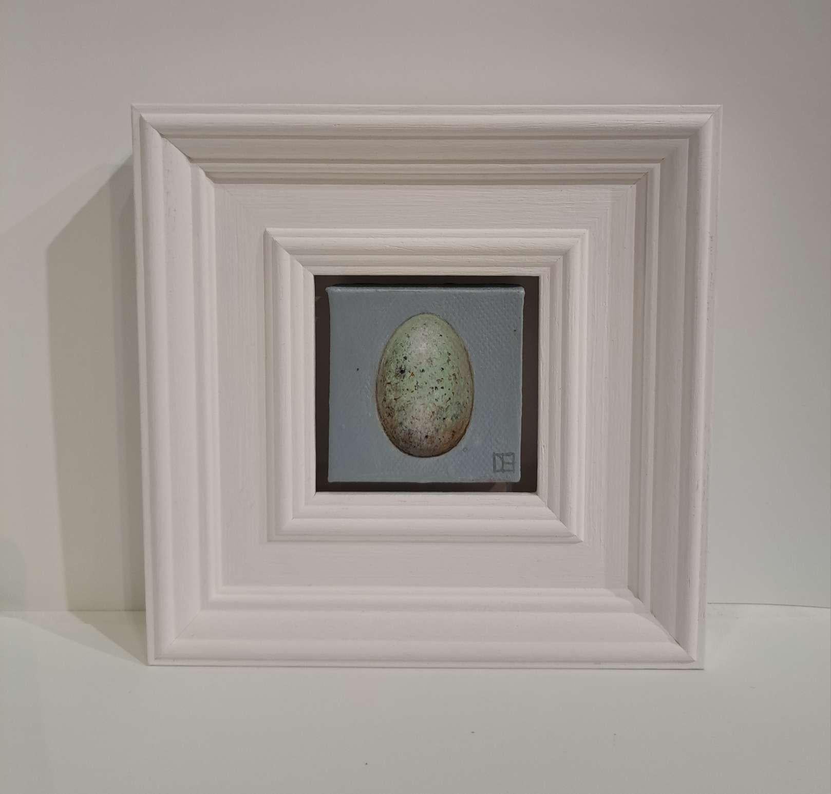 Egg Blackbird's (White Collection) Pocket, original painting - Contemporary Painting by Dani Humberstone