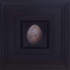 Egg House Sparrrow's Pocket Painting 212, original painting, still life