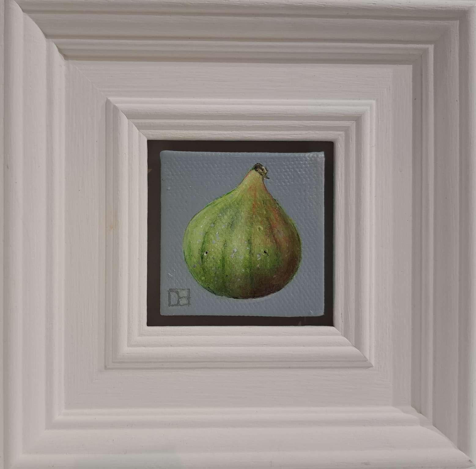 Fig Green (Collection S Greene & Greene) Peinture de poche, peinture originale - Painting de Dani Humberstone