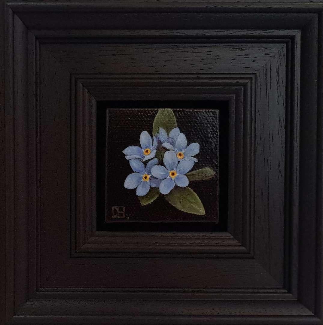 Gone but not forgotten Conjunto de pinturas de bolsillo, Naturaleza muerta, Original en venta 5