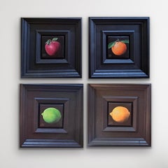 Four Artworks by Dani Humberstone, Original Painting, Fruit Art, Realist