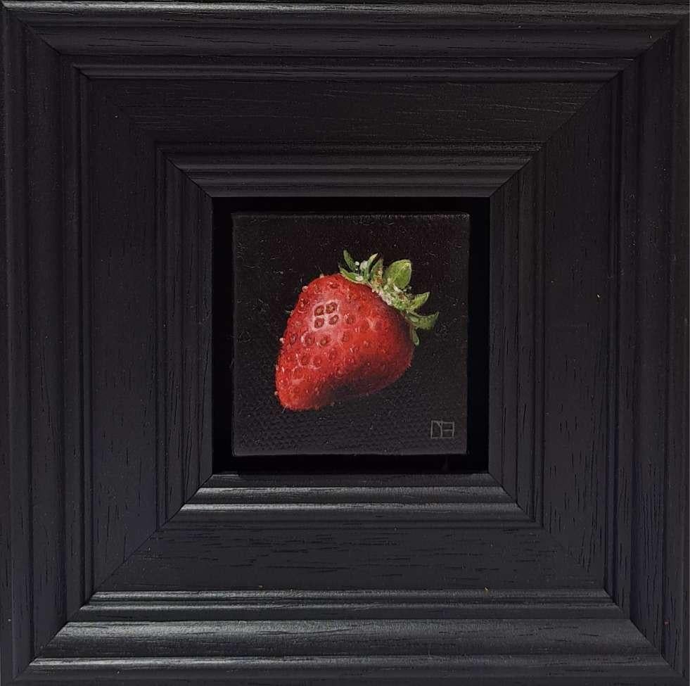 Aventura frutal (conjunto de 3) Conjunto de pinturas de bolsillo, Naturaleza muerta, Original en venta 5