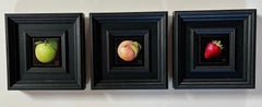 Avventura di frutta (set di 3) Set di quadri tascabili, Natura morta, Originale