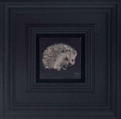 Peinture « Hedgehog Pocket » n° 244, œuvre originale, nature morte
