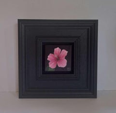 Dipinto tascabile “Hibiscus Bright Pink” 230, opera originale