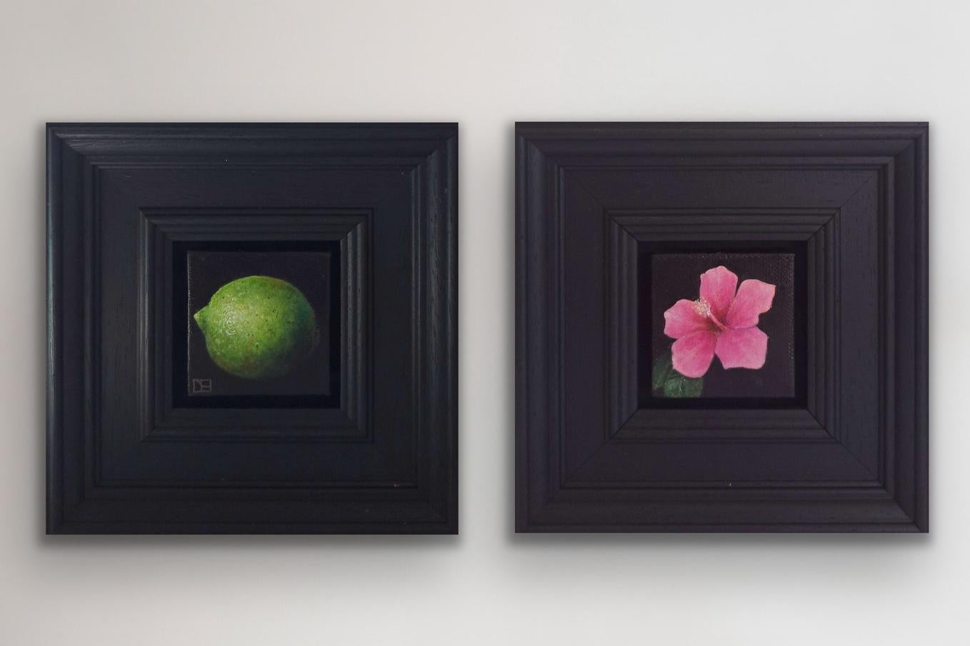 «Hibiscus Pink 229» y «Lime Green Juicy Pocket Painting 228», díptico