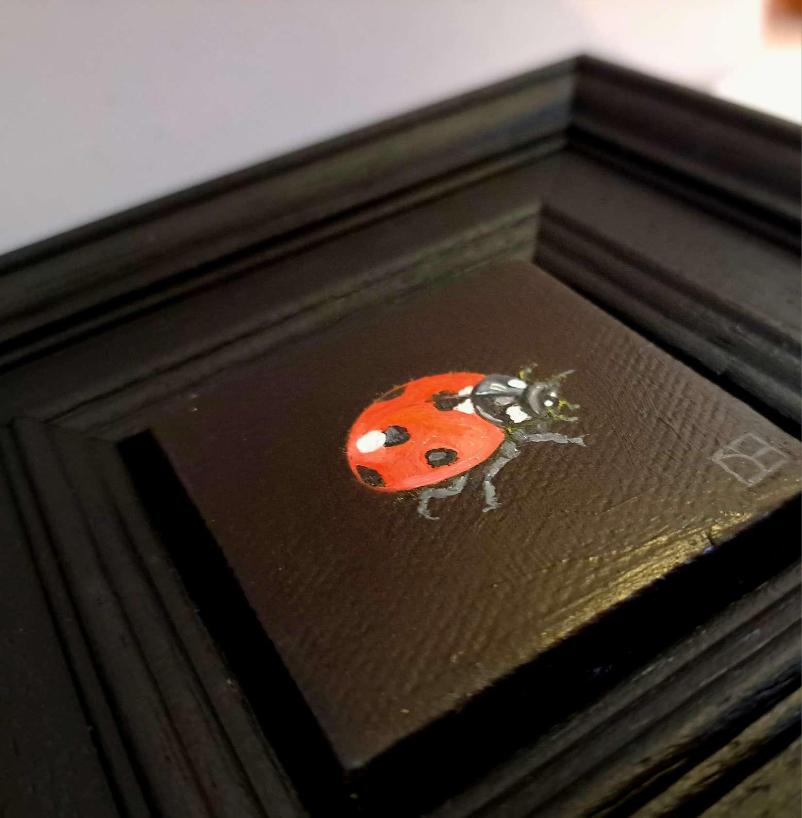 Coccinella Pocket Painting 7, quadro originale, contemporaneo in vendita 1