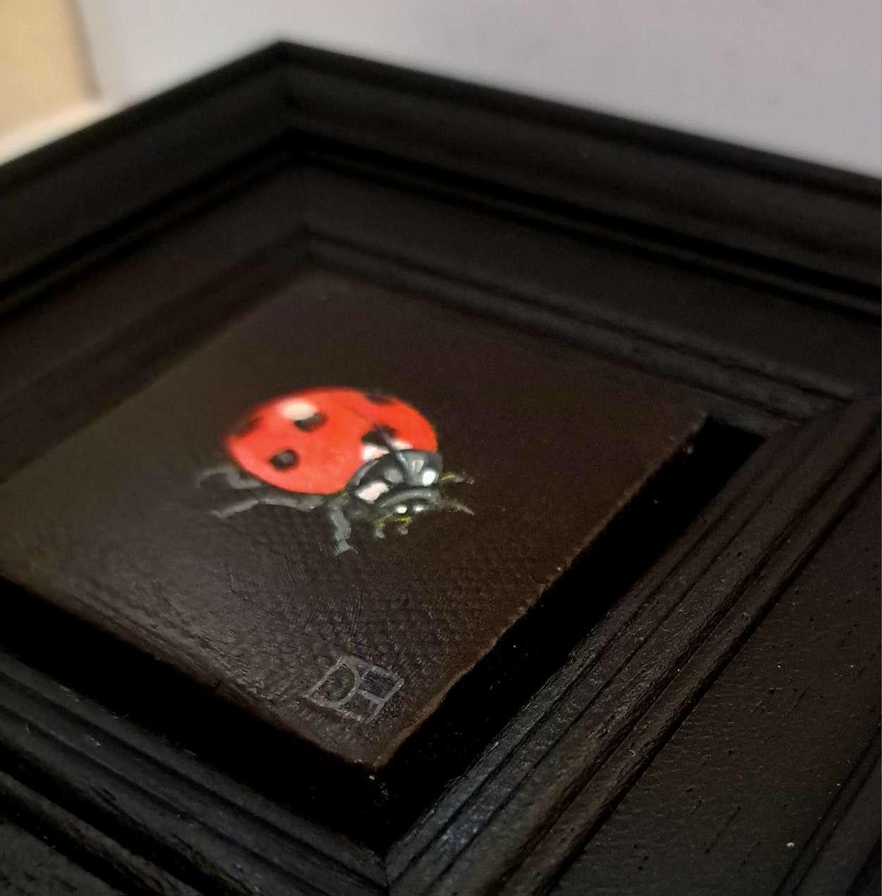 Coccinella Pocket Painting 7, quadro originale, contemporaneo in vendita 2