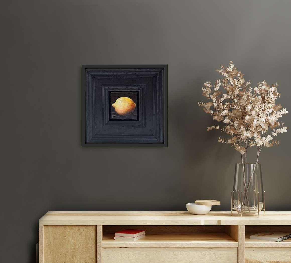 Pintura de Bolsillo Limón y Lima, Set de 2, pintura original, bodegón, naturaleza en venta 3