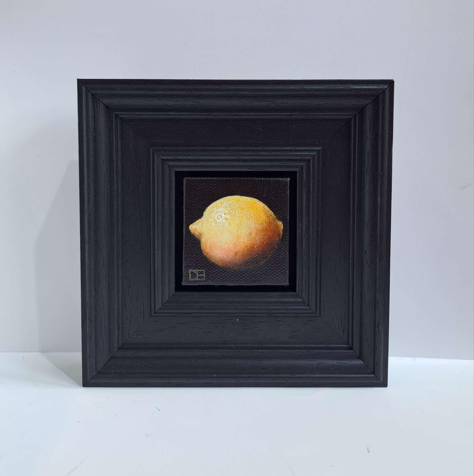 Pintura de Bolsillo Limón y Lima, Set de 2, pintura original, bodegón, naturaleza en venta 5