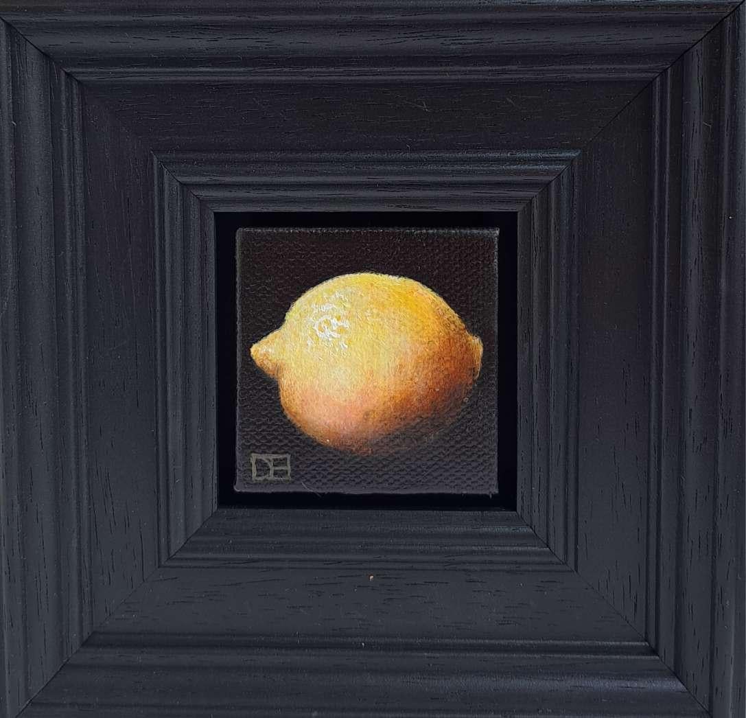 Pintura de Bolsillo Limón y Lima, Set de 2, pintura original, bodegón, naturaleza en venta 6