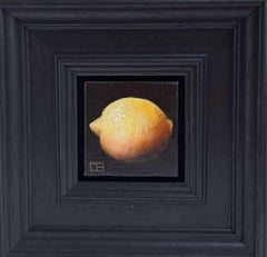 Quadro tascabile con limone e lime, set di 2, quadro originale, natura morta, Nature