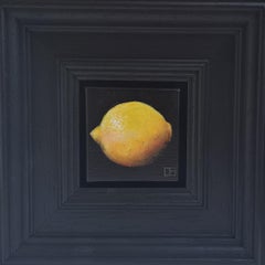 Zitrone - Original Realismus Stillleben Obst - zeitgenössische Kunst