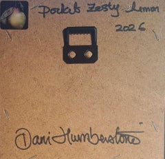 Lemon Zesty Pocket Painting, original painting, still life