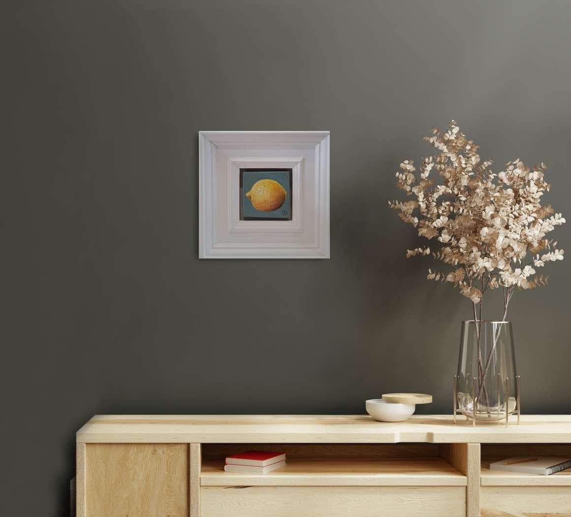 Lemony Lemon Pocket Painting, original painting For Sale 2