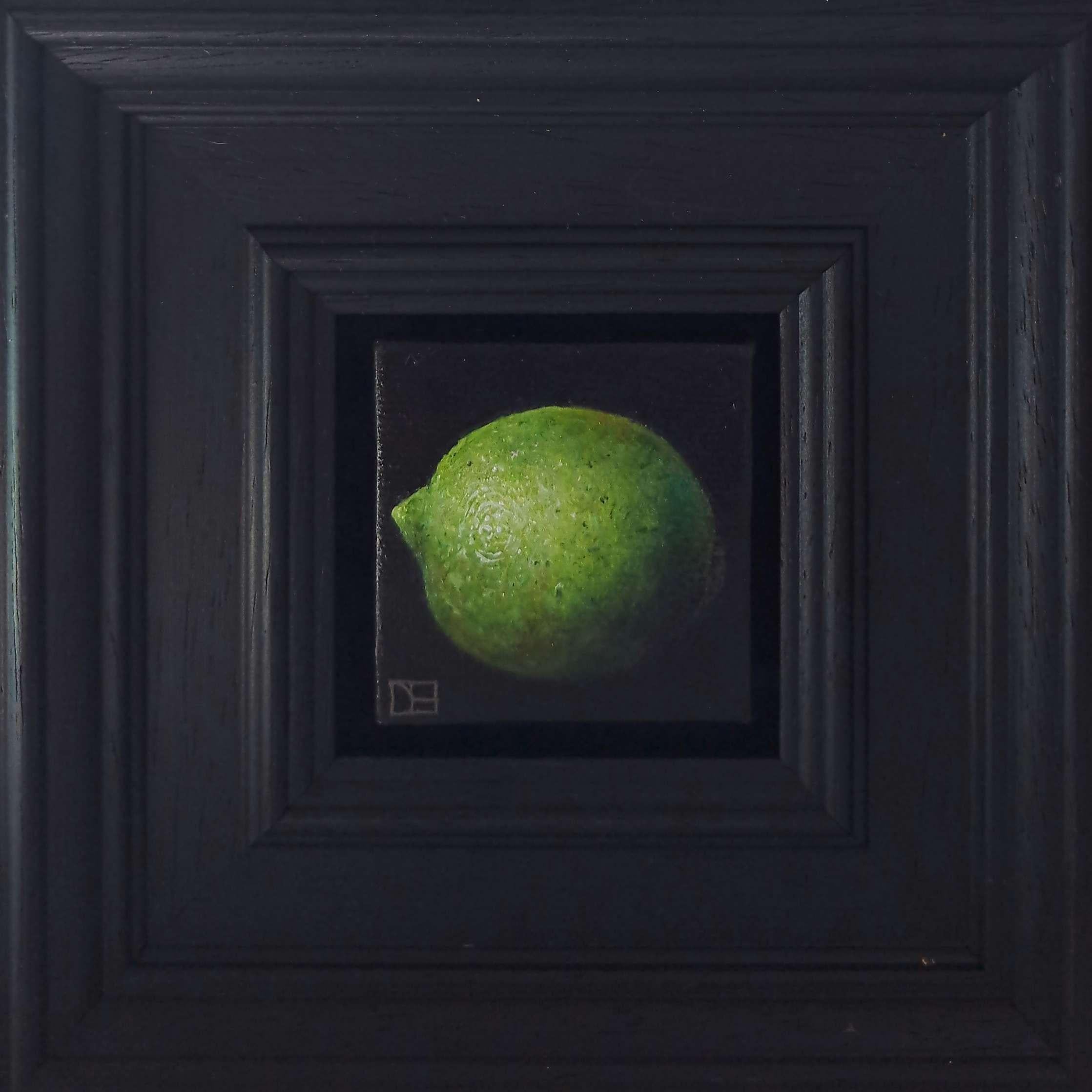 Dipinto "Juicy Pocket" in verde lime n. 228, opera originale - Painting di Dani Humberstone