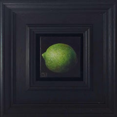 Cuadro «Juicy Pocket» en verde lima, n.º 228, obra original