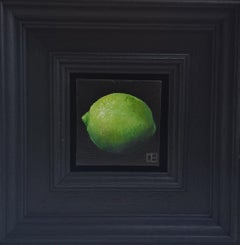 Lime - réalisme original nature morte fruit - art contemporain