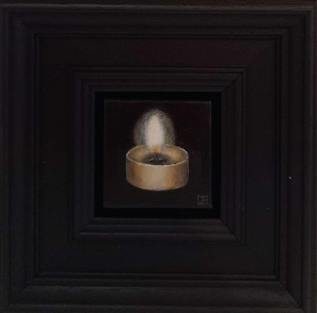 Serie Bolsillo Luz Nocturna, pintura original, contemporáneo, bodegón en venta 1