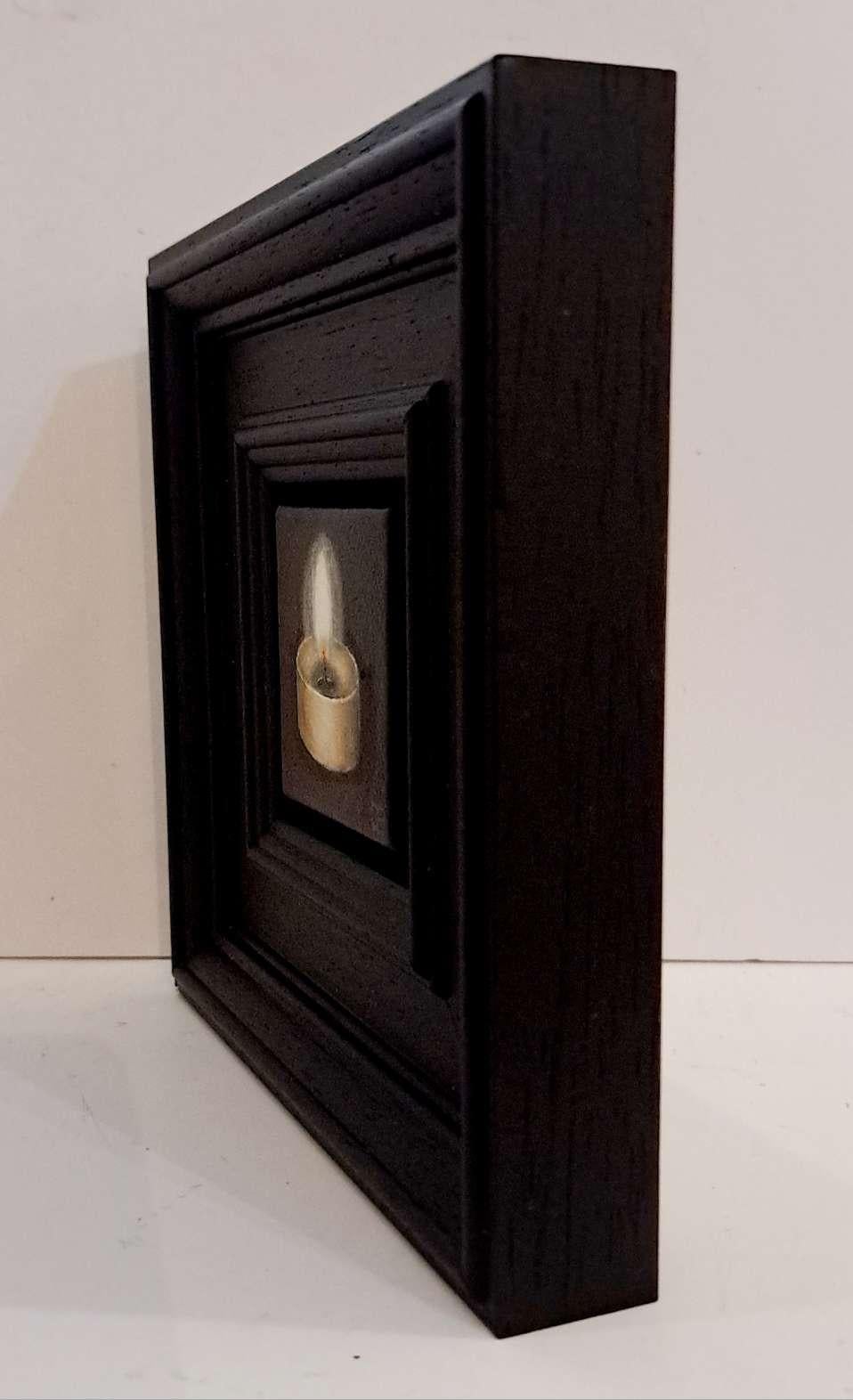 Serie Bolsillo Luz Nocturna, pintura original, contemporáneo, bodegón en venta 2