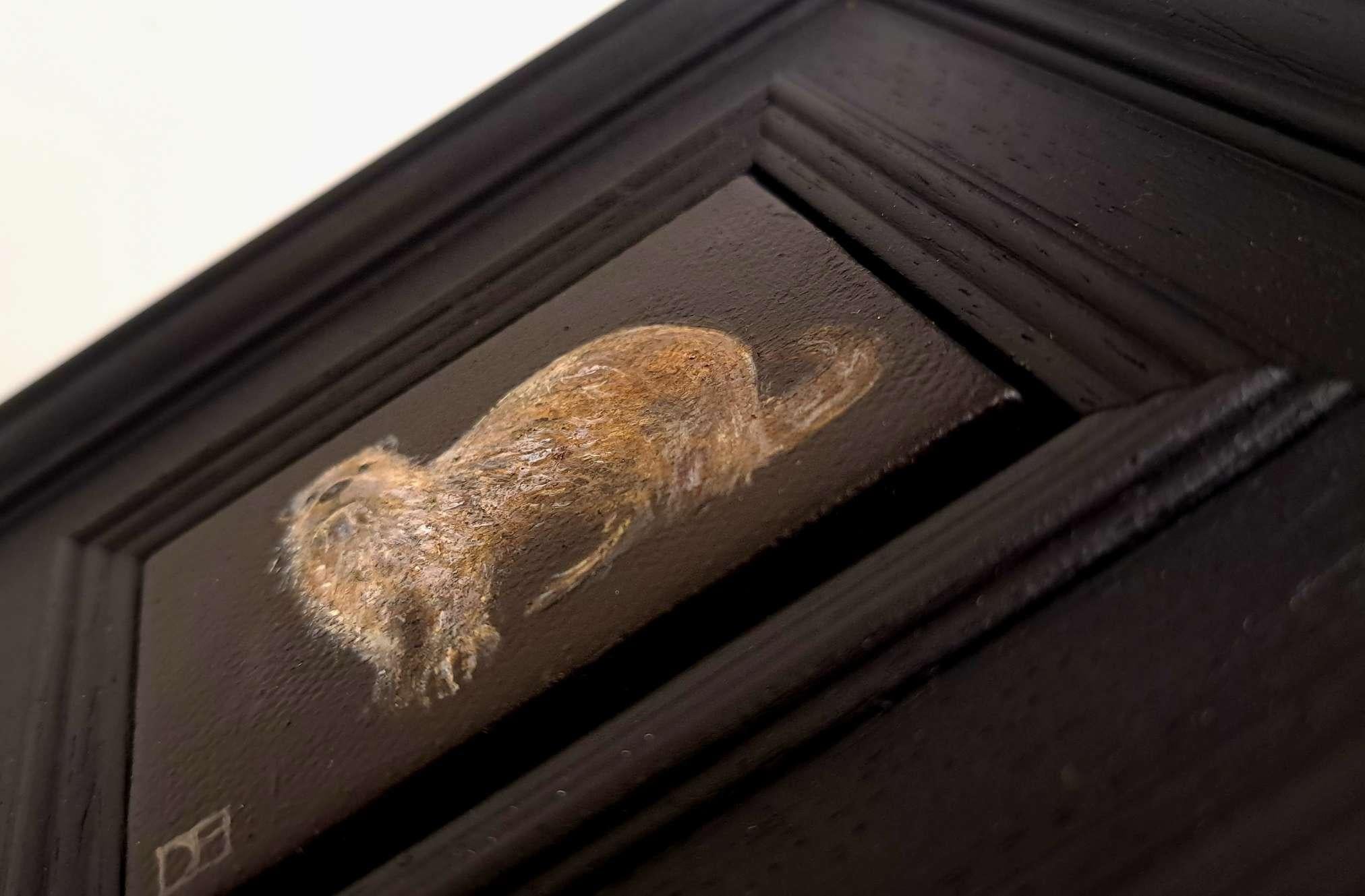 Otter Pocket Painting 2c, original painting, still-life For Sale 4