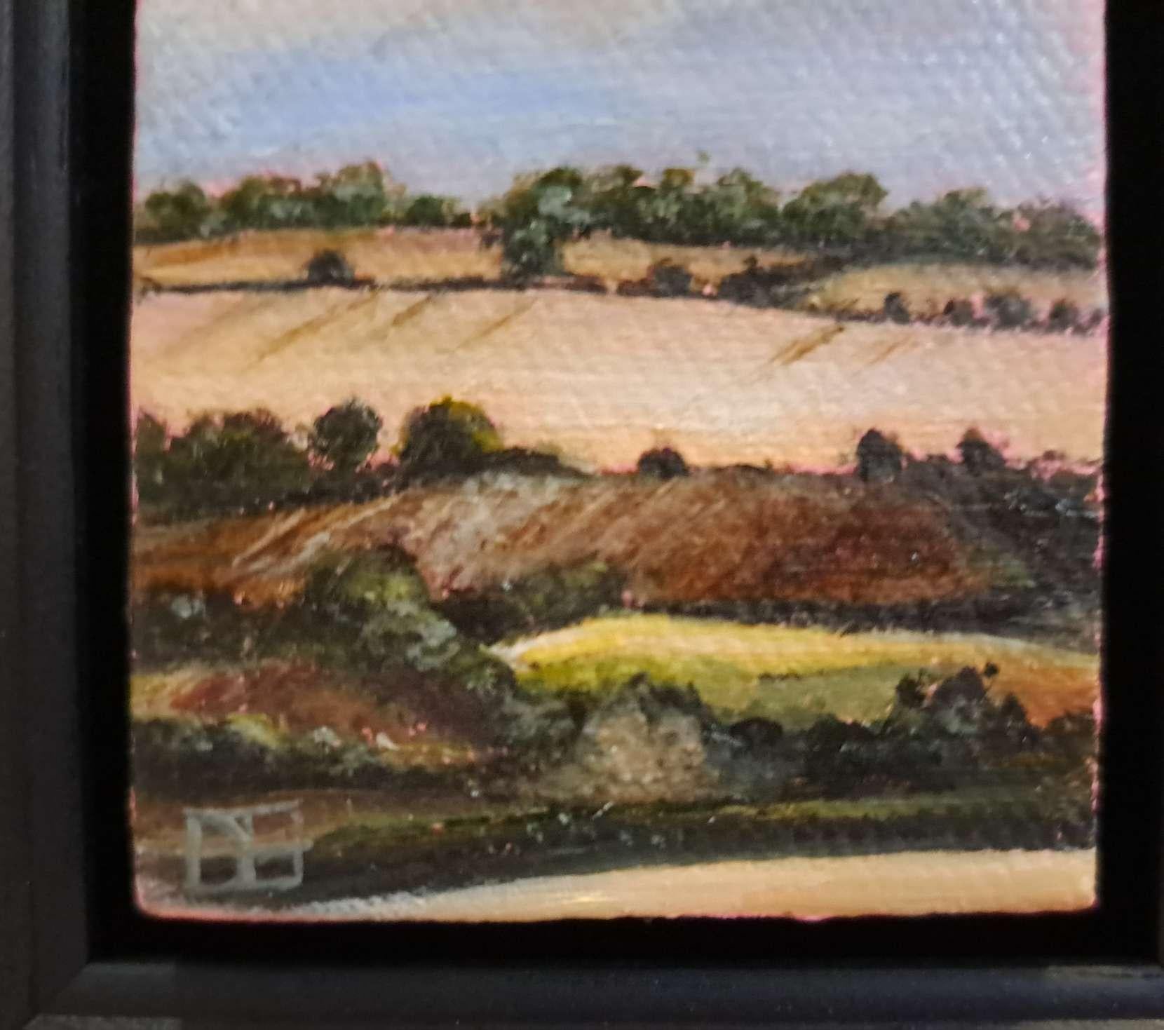 Painswick Beacon, serie tascabile della Landscape Collection, dipinto originale in vendita 5