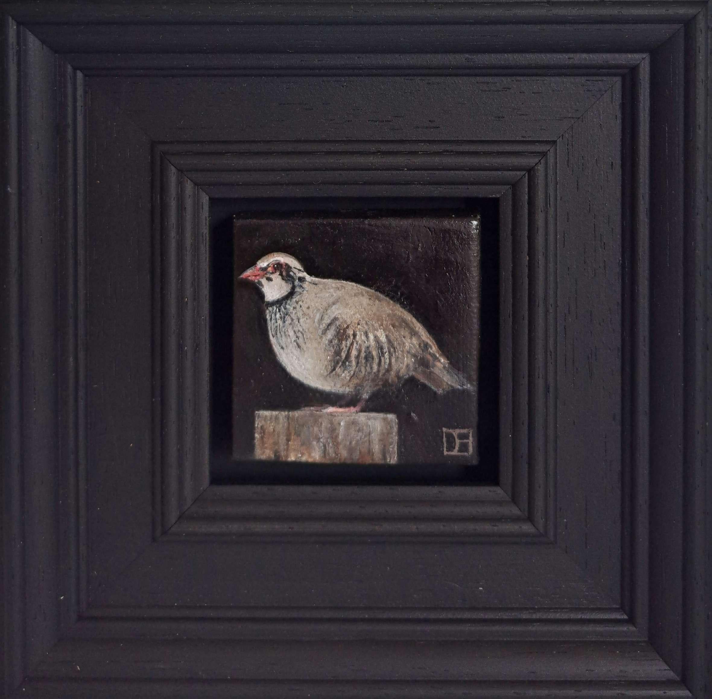 „Partridge Pocket Painting 242“, Originalgemälde, Stillleben