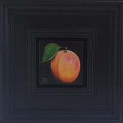 Peach - original realism still life fruit - contemporary art